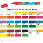   
 SOLO GOYA Triton Acrylic Paint Marker...