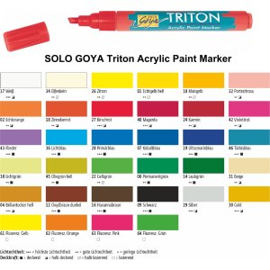 SOLO GOYA Triton Acrylic Paint Marker
