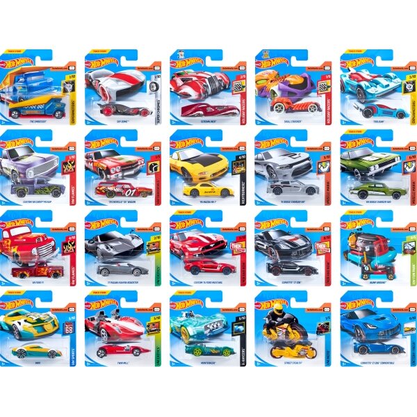 Mattel 05785 Hot Wheels Serie 1:64, sortiert