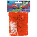 Rainbow Loom® Latex-freie Gummibänder orange jelly