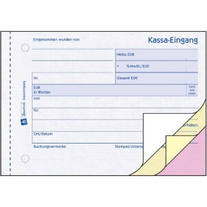 Avery Zweckform Kassa-Eingang Din A6 Q w/g/r