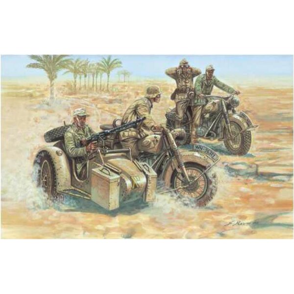 ITALERI (6121) 1:72 WWII Deutsche Motorräder