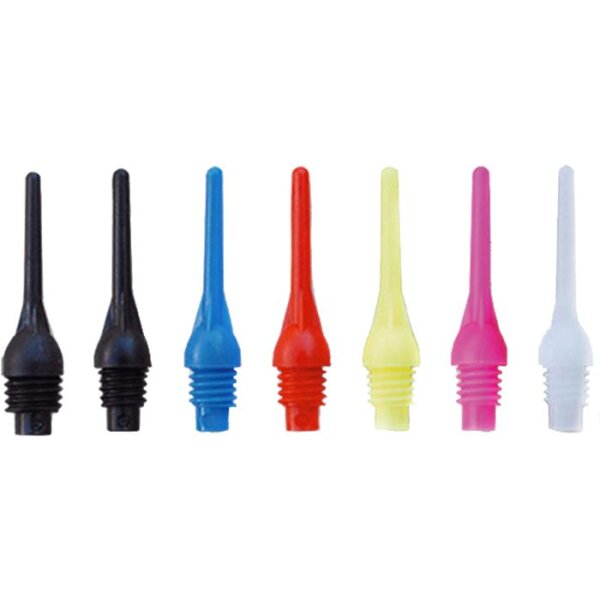 BULL’S soft dart tips size 10 with large thread unpacked – plastic softdart points