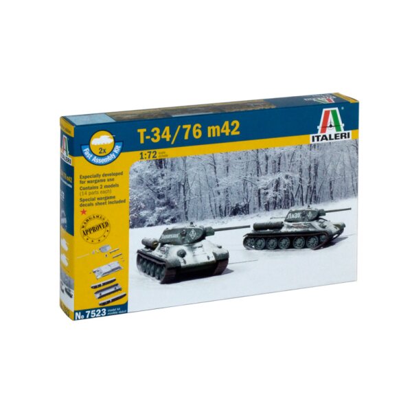 ITALERI (7523) 1:72 T 34 / 76 m42