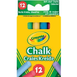 Crayola 002814 KLASSIK -  Bunte Kreide (12x)