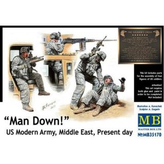 Master Box Ltd.: Man Down! U.S. Modern Army,Middle east