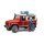Bruder 02596 Land Rover Defender Station Wagon Feuerwehreinsatzw.+Feuerwehrm.