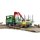 Bruder 03524 Scania R-Serie Holztransport LKW, Ladekran, Greifer + 3 Baumst&auml;mmen