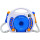 Karaoke CD Player MP3 2 Mikros boy-blau