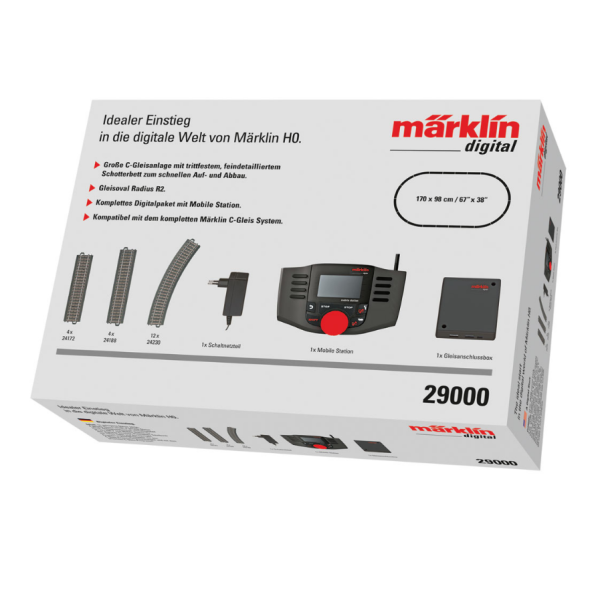 Märklin 29000 Spur H0 Digital-Startpackung mit Mobile Station und Gleisoval