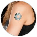 Metallic Tattoo L (blau)