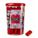 Simba - 104118905 - Blox 100 rote 8er Steine in Dose