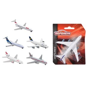 Majorette 212057980 Airplane Assortment, 4-sort.