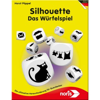 Noris 606121478 - Silhouette - Das Würfelspiel