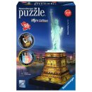 Ravensburger 3D Puzzle-Bauwerke - 12596 Freiheitsstatue bei Nacht