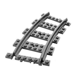 LEGO 1 Stück Schienen gebogen NEU
