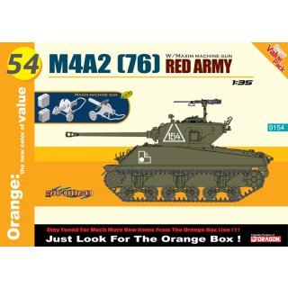 DRAGON (9154) 1:35 M4A2 (76) Red Army+Maxim