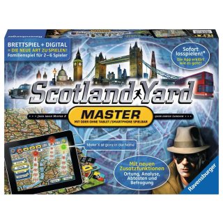 Ravensburger Gesellschaftsspiele - 26602 Scotland Yard Master (AR)