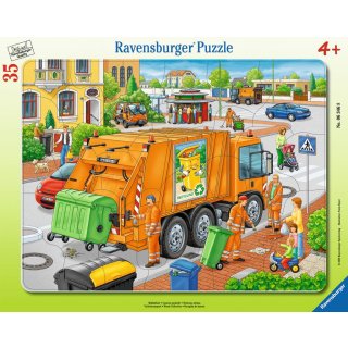 Ravensburger 30-48 T. Rahmenpuzzles - 06346 Müllabfuhr