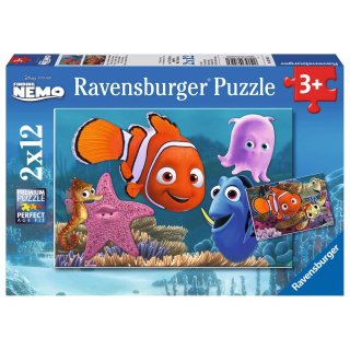 Ravensburger 07556 Nemo der kleine Ausreißer 2x12 Teile