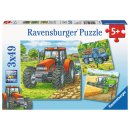 Ravensburger 09388 Große Landmaschinen 3x49 Teile