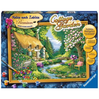 Ravensburger Malen nach Zahlen Premium 28843 - Cottage Garden