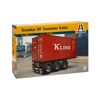 ITALERI 3887 TECNOKAR 20 CONTAINER TRAILER