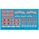 Peddinghaus 3149 US and Imperial Japonese navy flags 1/700