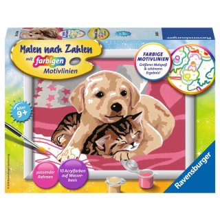 Ravensburger Malen nach Zahlen Serie E - 28031 Beste Freunde