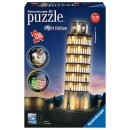 Ravensburger 3D Puzzle-Bauwerke - 12515 Pisaturm bei Nacht