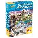 Lisciani (060580) 100 Stickers Velociraptor