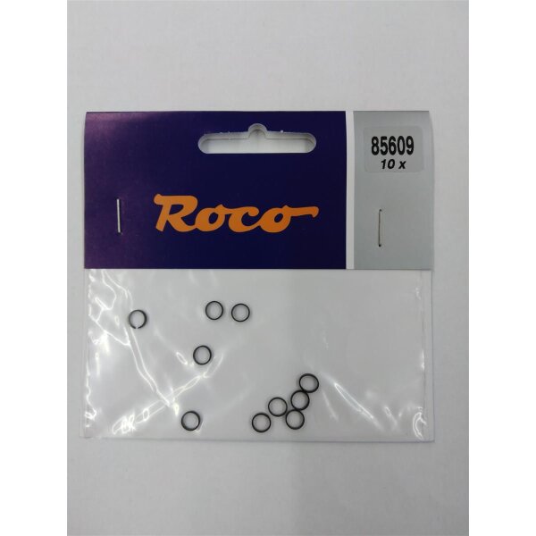 ROCO 85609 Traction Tires N 6.5–8.5 mm – Pack of 10