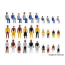 KIBRI 38110 - H0 Deko-Set Figuren Erwachs.
