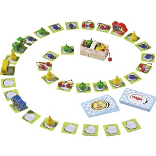 HABA 302282 Meine große Obstgarten-Spielesammlung Spielzeug Kartenspiel Kinder 