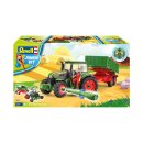 REVELL 00817 - Traktor &amp; Anh&auml;nger mit Figur 1:20