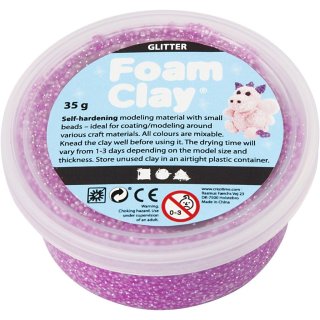 Foam Clay®, Glitter, 35 g, lila