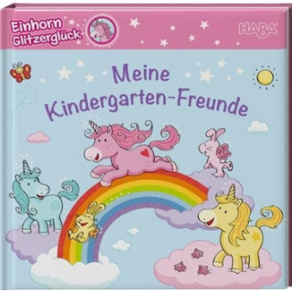 HABA 1300754001 Einhorn Glitzerglück – Meine Kindergarten-Freunde