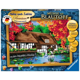 Ravensburger Malen nach Zahlen 28905 - Mühle am Blautopf