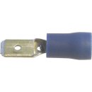 Flachsteckzunge 6,3/1,5-2,5mm², blau