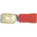 Flachsteckzunge 6,3/0,5-1,5mm², rot