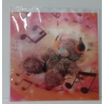 Me to You Tatty Teddy 3D holographische Karten – Bär mit Kopfhörer Musik hören