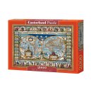Castorland C-200733-2 Map of the world,1639,Puzzle 2000...