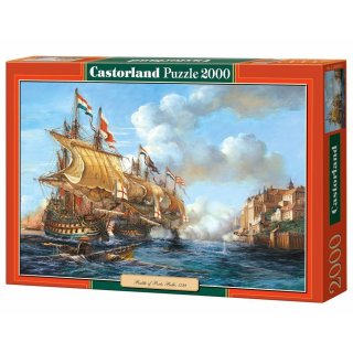 Castorland C-200245-2 Battle Of Porto Bello 1739 Schiff Schlacht