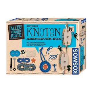 KOSMOS 604325 Bastelbox Knoten Abenteuer-Box