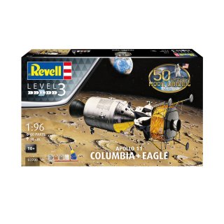 REVELL 03700 - Apollo 11 Columbia & Eagle 1:96