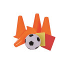 SIMBA 107402302 - Fußball Pylonen Set