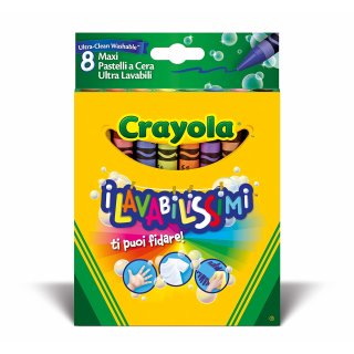 Crayola 132828 KLASSIK -  8 Ultra Clean Wachsmaler