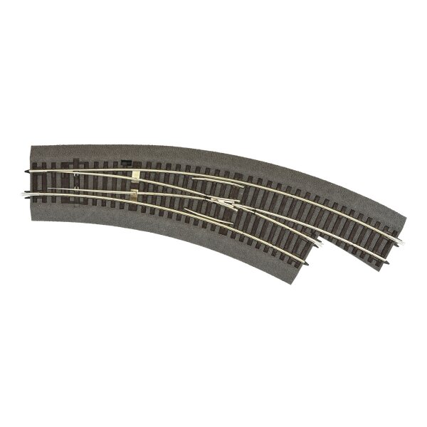 ROCO 42573 Curved switch R3/R4       right with bedding