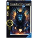 Ravensburger Sonderserie 500 Teile - 13970 Leuchtender Wolf, Starline