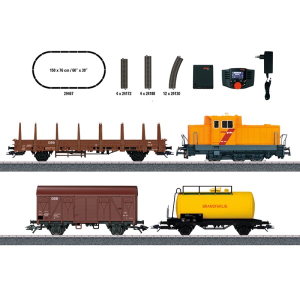 MÄRKLIN 029467 - Digital-Startpackung DSB Gods